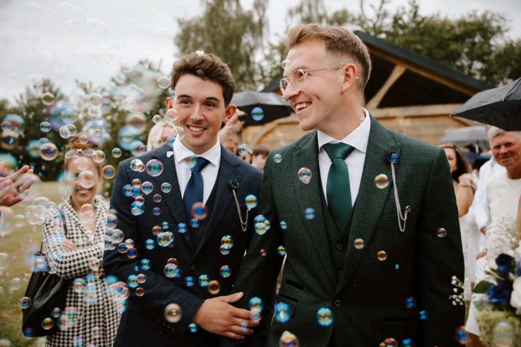 Same sex couple wedding